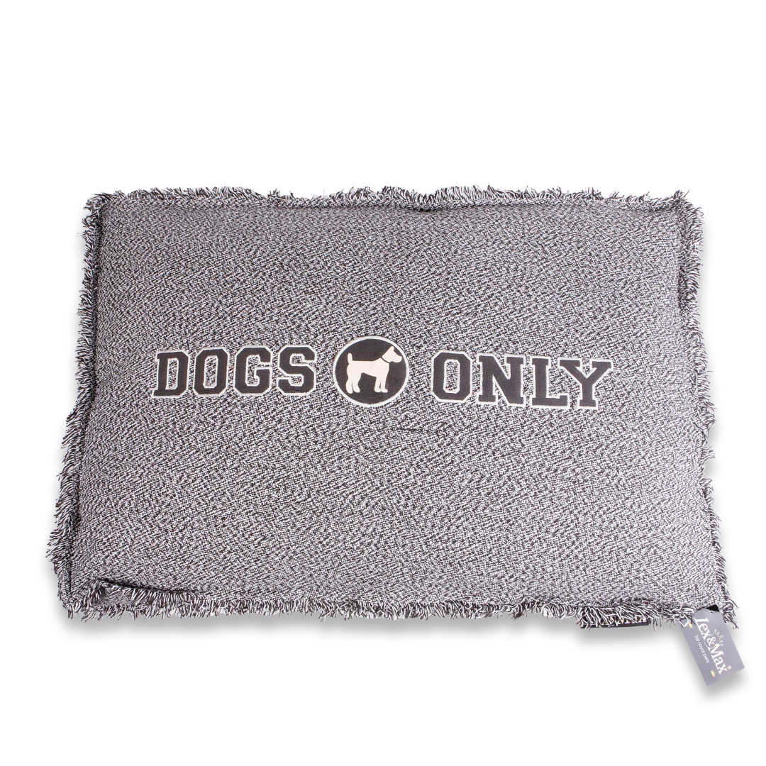Lex & Max boxbed Dogs Only grey